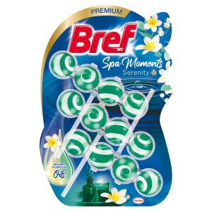 Bref WC Spa Moments Serenity Zawieszka myjąco-zapachowa do muszli WC 3 x 50 g